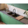 Мойка OMOIKIRI TEDORI 86-2-BL Tetogranit/черный 4993924