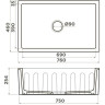 Мойка OMOIKIRI MIKURA 76-WH Natceramic/белый 4997074