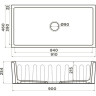 Мойка OMOIKIRI MIKURA 91-PE Natceramic/pebble 4997090