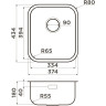 Мойка OMOIKIRI OMI 38-U/I-IN нерж.сталь/нержавеющая сталь 4997435