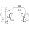 Смеситель OMOIKIRI NAKAGAWA-BL-P черный 4974307